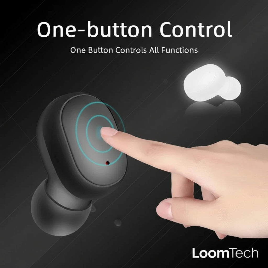 LoomTech E6S – TWS Sports Headset for iOS & Android