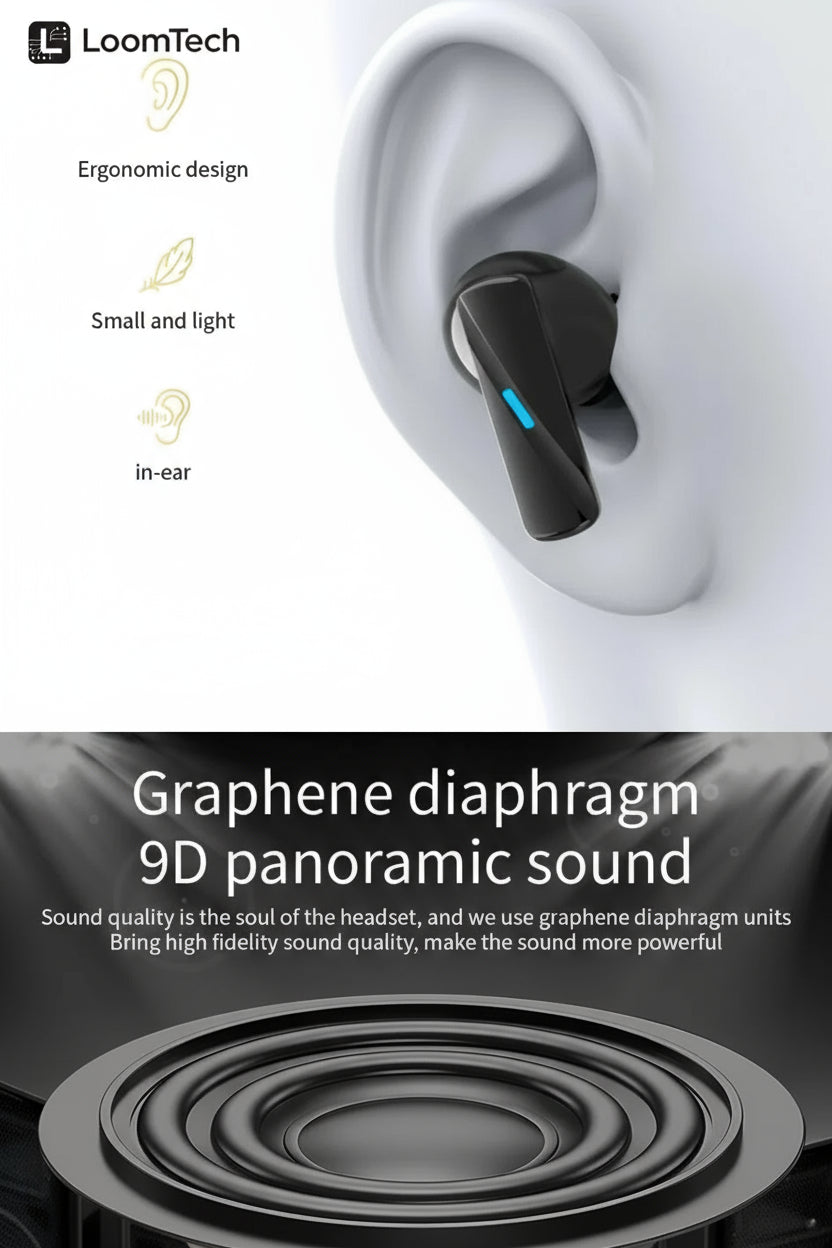 LoomTech AirNova – HD Sound Wireless Headset