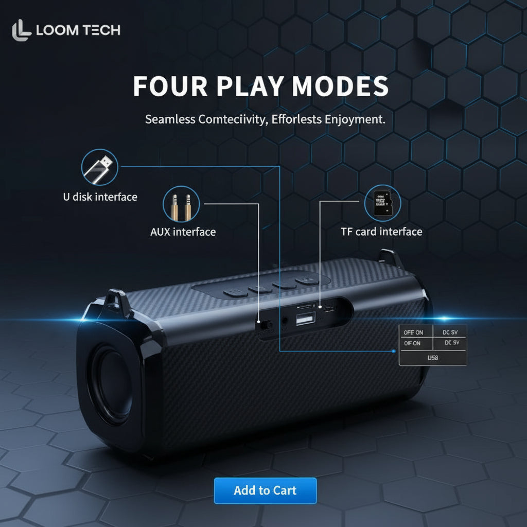 LoomTech Rockmia EBS-045 RGB Speaker