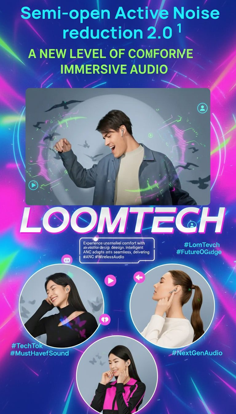 Loom Tech Air 4E — Pure Sound. Perfect Silence