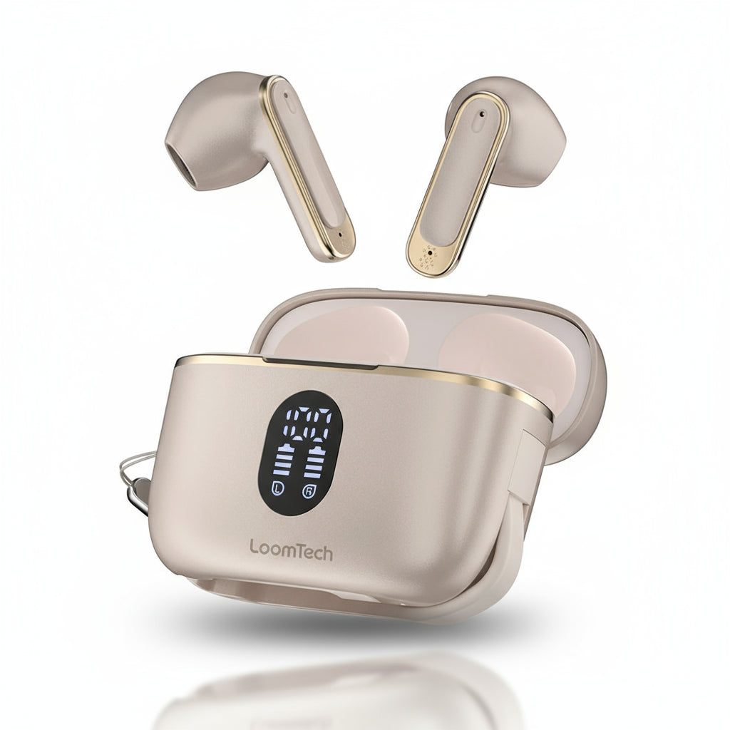 LoomTech BT6 – Bluetooth 6.0 Earbuds for iPhone & Android