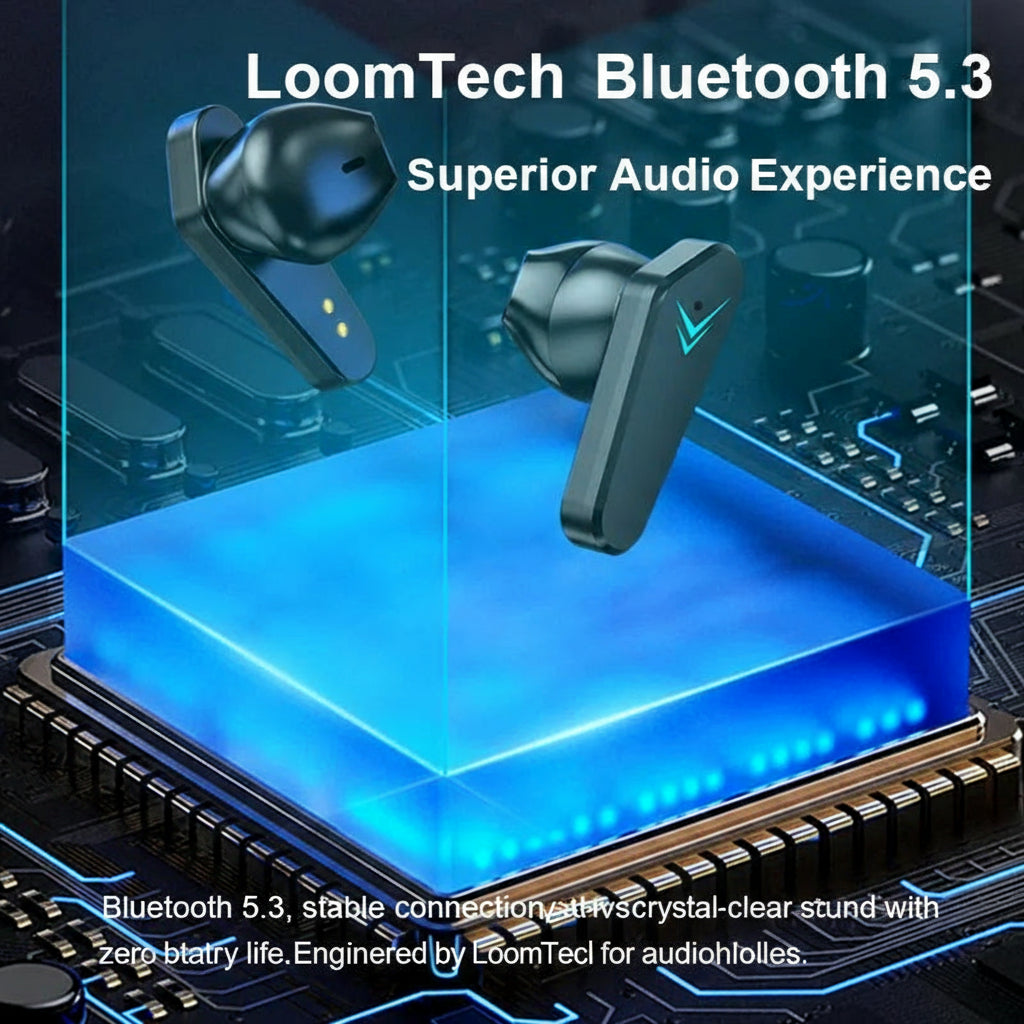 Loom Tech 9D Pro — True Wireless Gaming Earbuds With Precision Bass & HD Mic