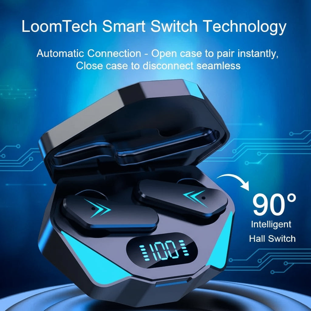 Loom Tech 9D Pro — True Wireless Gaming Earbuds With Precision Bass & HD Mic