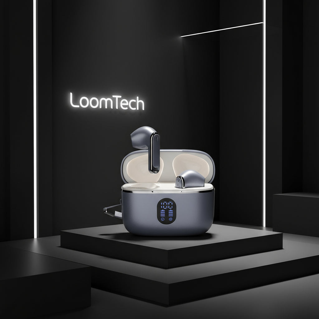 LoomTech BT6 – Bluetooth 6.0 Earbuds for iPhone & Android
