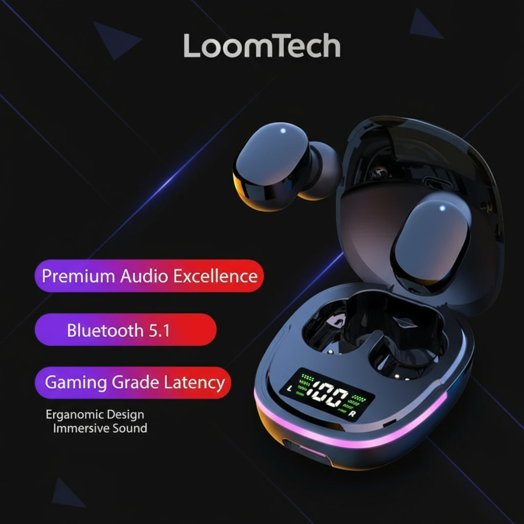 LoomTech G9S – Wireless Headset with HD Sound
