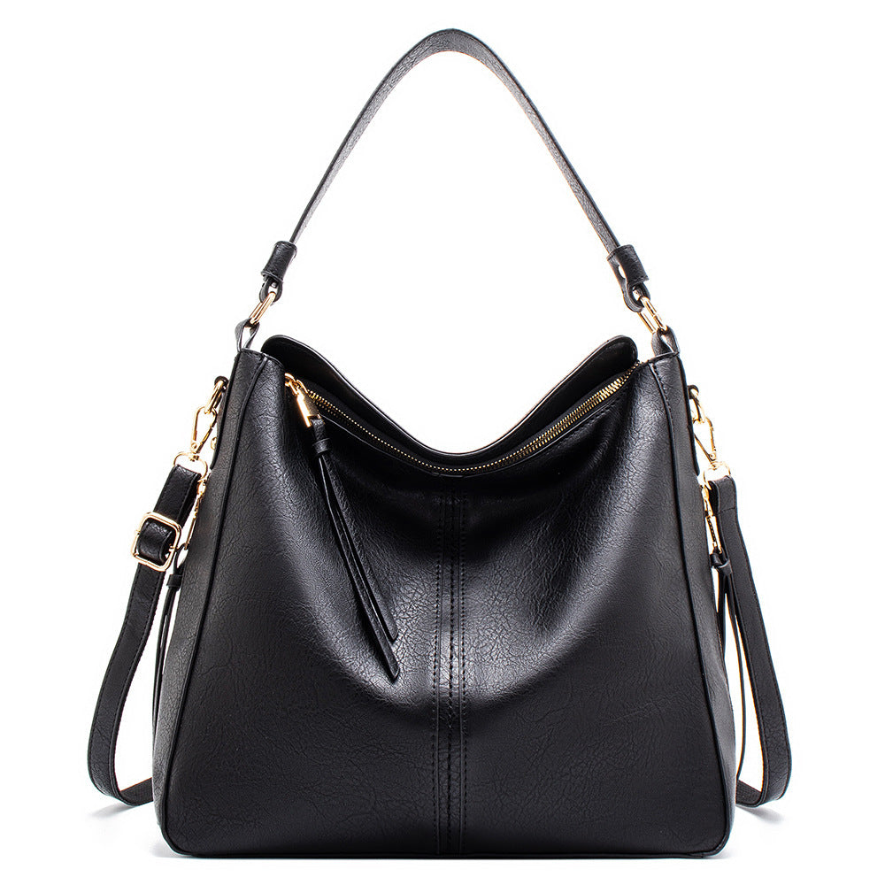 LoomTech™ Classic Hobo Shoulder Bag – Large PU Leather Crossbody Tote Handbag for Women