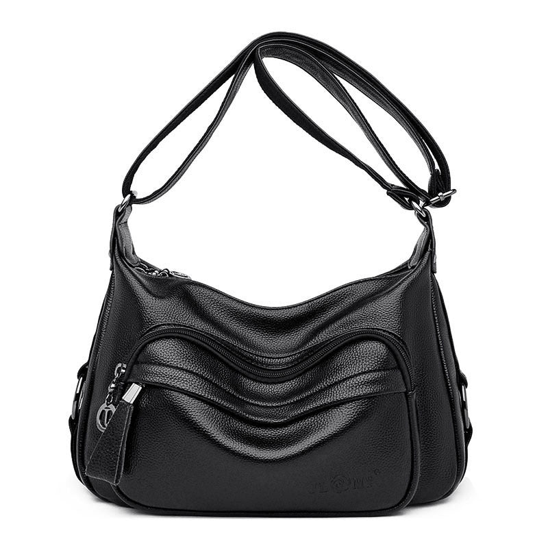 LoomTech™ High-Capacity Shoulder Bag – Large PU Leather Crossbody Handbag for Women