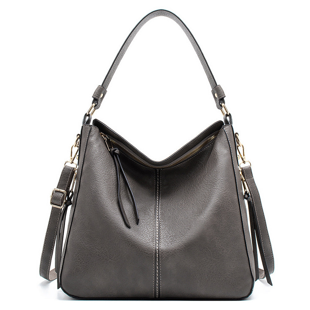 LoomTech™ Classic Hobo Shoulder Bag – Large PU Leather Crossbody Tote Handbag for Women