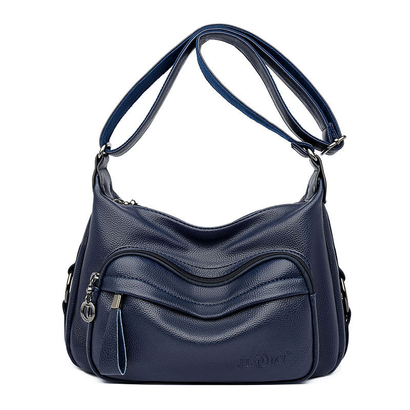 LoomTech™ High-Capacity Shoulder Bag – Large PU Leather Crossbody Handbag for Women