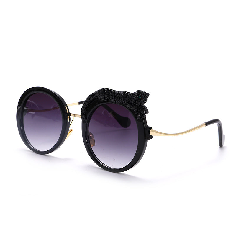LoomTech™ Alloy Round Sunglasses – Unisex UV400 Fashion Eyewear for Men & Women