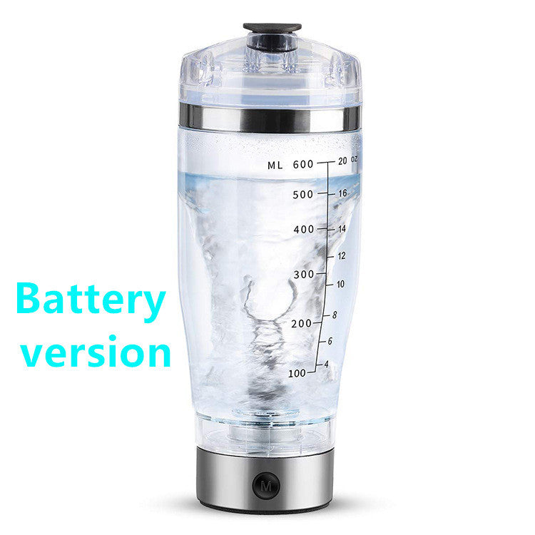 LoomTech™ Electric Protein Shaker Bottle – USB Rechargeable Vortex Mixer for Shakes, Coffee & Fitness Drinks (600ml)