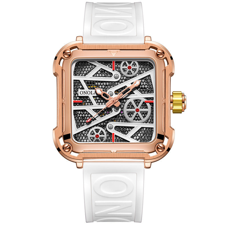 LoomTech ChronoEdge™ — Men’s Mechanical Watch | 44mm Stainless Steel Design, 30M Waterproof, Automatic Precision Movement