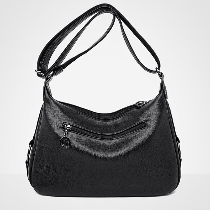LoomTech™ High-Capacity Shoulder Bag – Large PU Leather Crossbody Handbag for Women
