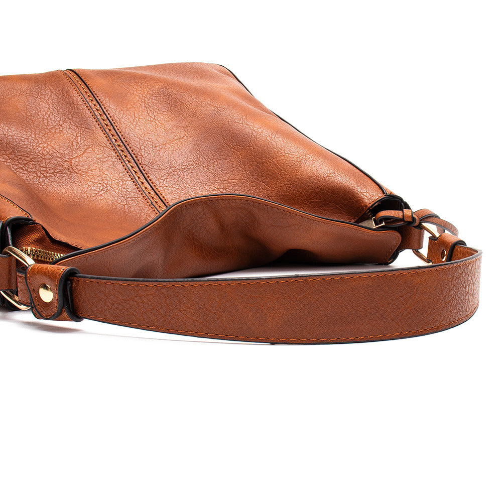 LoomTech™ Classic Hobo Shoulder Bag – Large PU Leather Crossbody Tote Handbag for Women