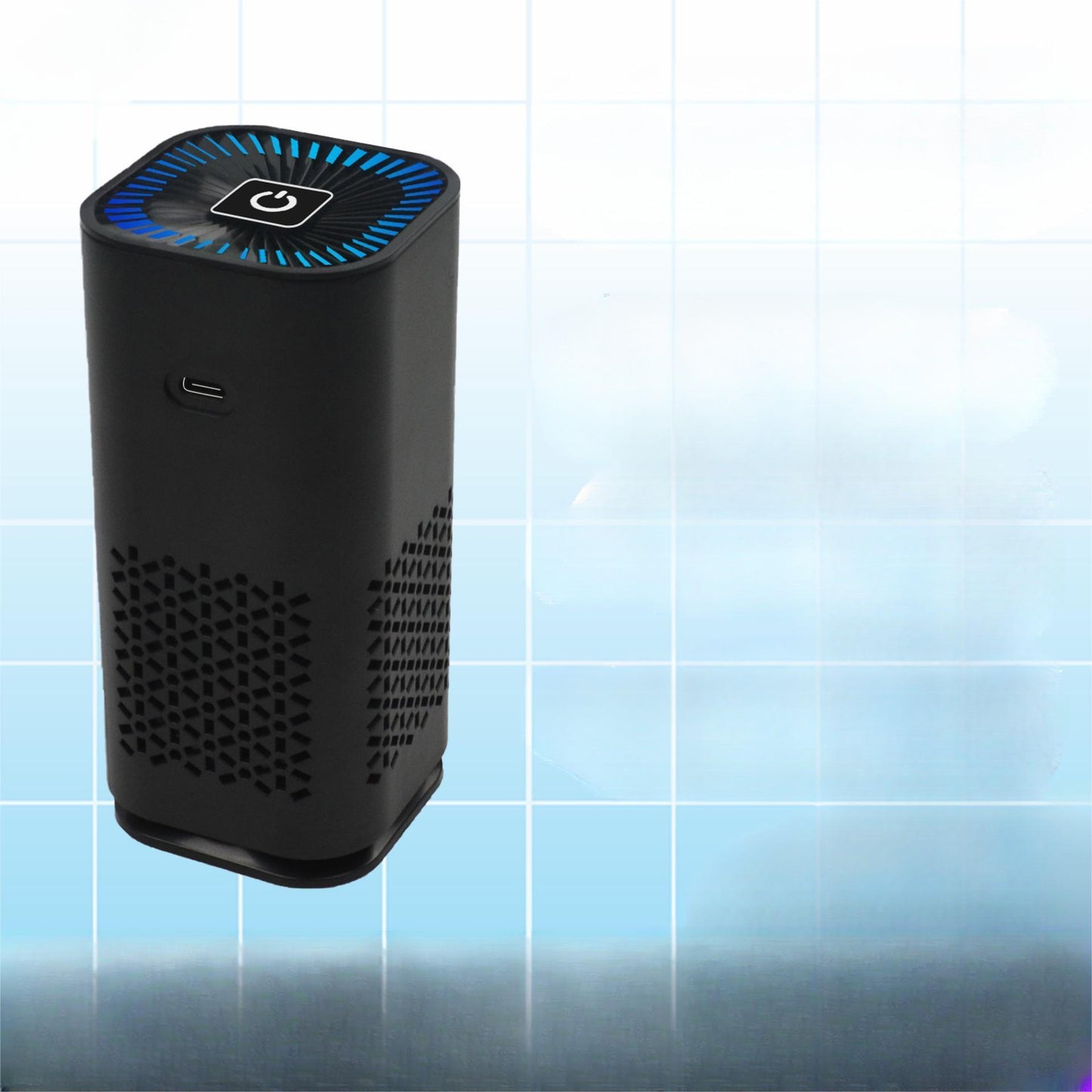 LoomTech™ Portable Car Air Purifier – Negative Ion Generator for Home & Vehicle Air Cleaning