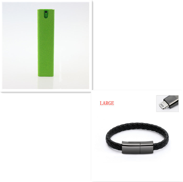 LoomTech™ 2-in-1 Screen Cleaner Kit – Spray & Microfiber Cloth for Phone, Laptop, and TV Screens