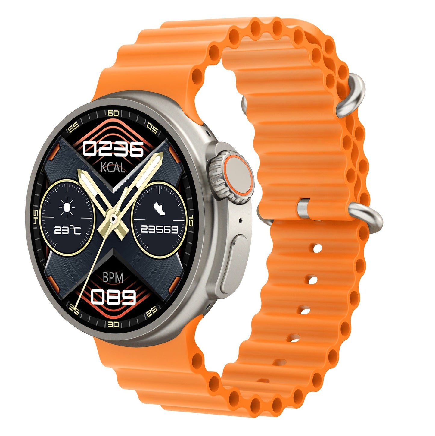 LoomTech K9 Pro™ — NFC Smartwatch with 1.39” HD Round Display, Wireless Charging, Bluetooth Calling & Offline Payment