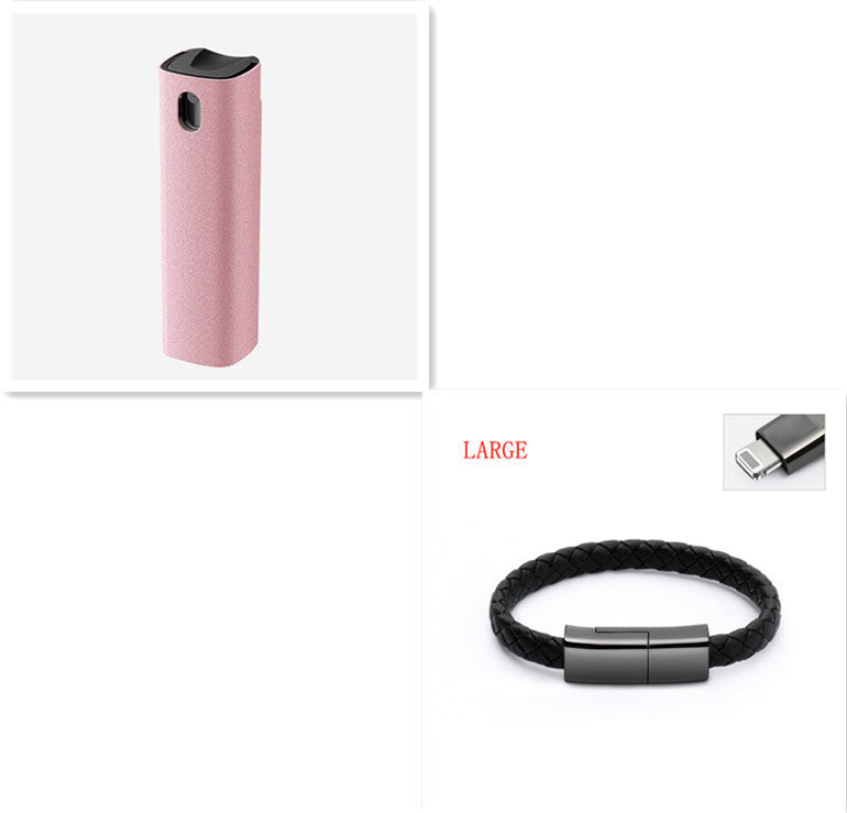 LoomTech™ 2-in-1 Screen Cleaner Kit – Spray & Microfiber Cloth for Phone, Laptop, and TV Screens