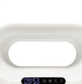 LoomTech™ Smart 3-in-1 LED Night Light – APP-Controlled RGB Desk Lamp with Wireless Charger & Alarm Clock