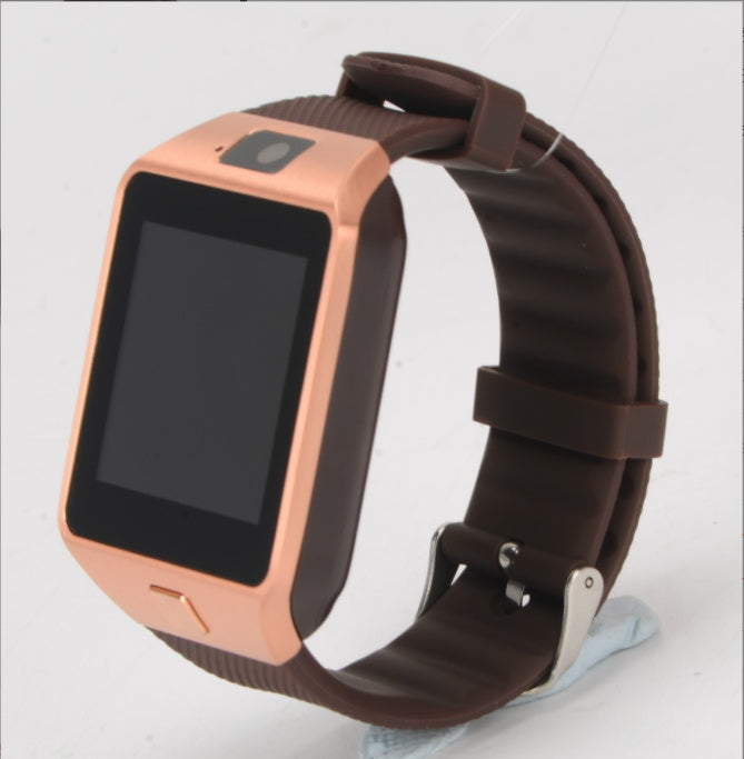 LoomTech DZ09™ — Smart Sports Watch with SIM Card & Camera | Bluetooth Calls, Fitness Tracking, Music, and Social Apps