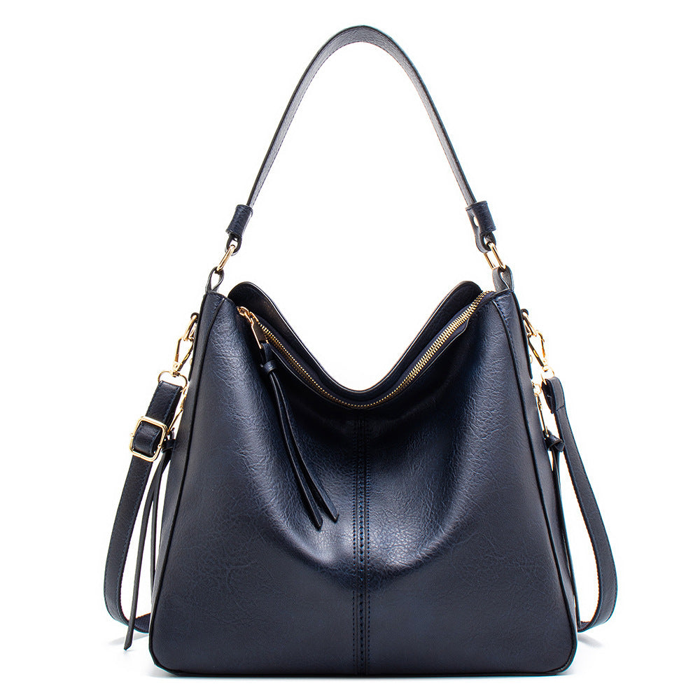 LoomTech™ Classic Hobo Shoulder Bag – Large PU Leather Crossbody Tote Handbag for Women