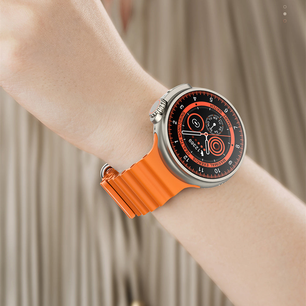 LoomTech K9 Pro™ — NFC Smartwatch with 1.39” HD Round Display, Wireless Charging, Bluetooth Calling & Offline Payment