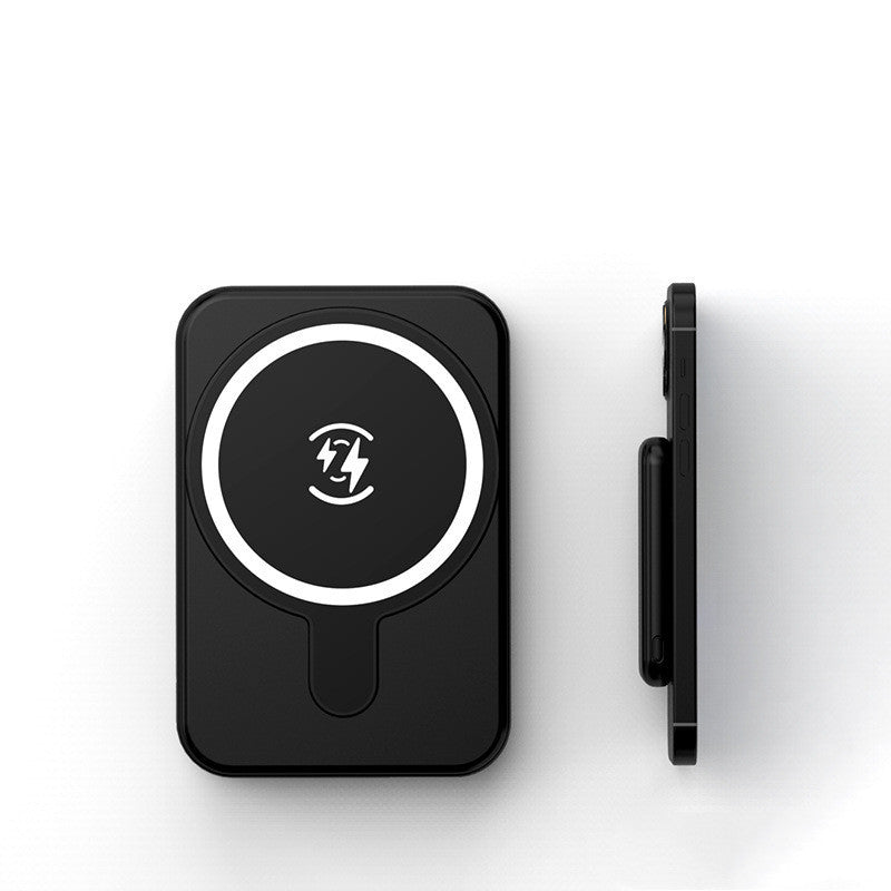 LoomTech™ Mini Magnetic Power Bank 5000mAh – Fast Wireless Charging Portable Battery for iPhone & More