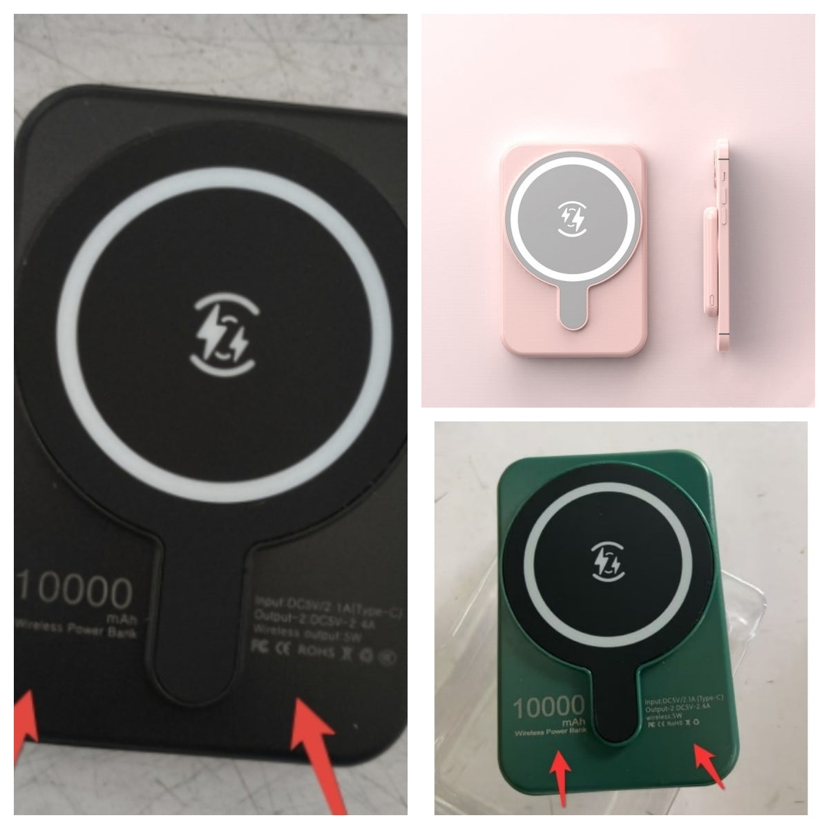 LoomTech™ Mini Magnetic Power Bank 5000mAh – Fast Wireless Charging Portable Battery for iPhone & More