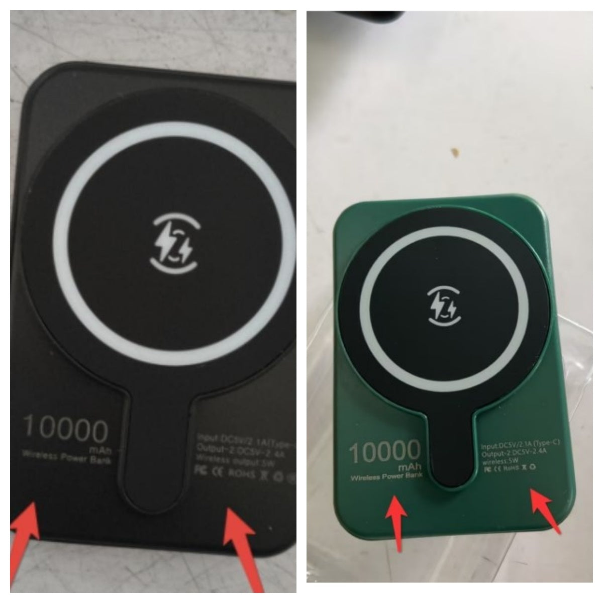 LoomTech™ Mini Magnetic Power Bank 5000mAh – Fast Wireless Charging Portable Battery for iPhone & More