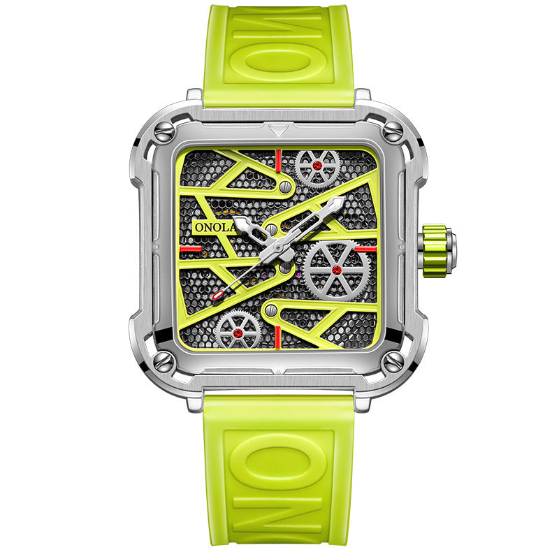 LoomTech ChronoEdge™ — Men’s Mechanical Watch | 44mm Stainless Steel Design, 30M Waterproof, Automatic Precision Movement