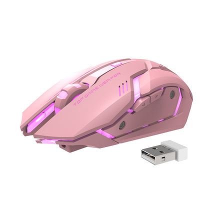 LoomTech™ T1 Wireless Gaming Mouse – Silent Rechargeable Mouse with Wireless Charging & Ergonomic Design