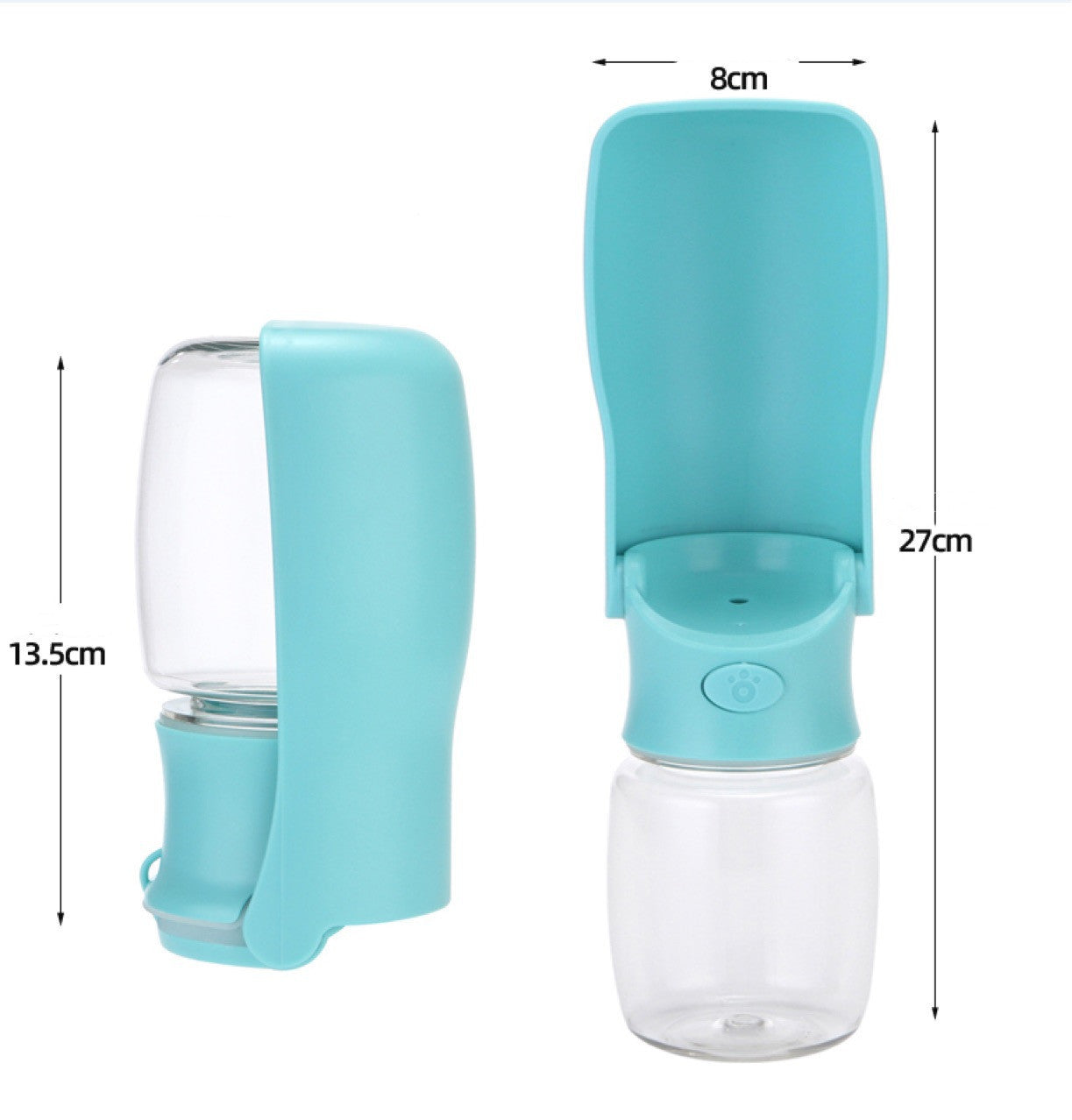 LoomTech Portable Pet Water Bottle – Foldable Dog Travel Dispenser Cup
