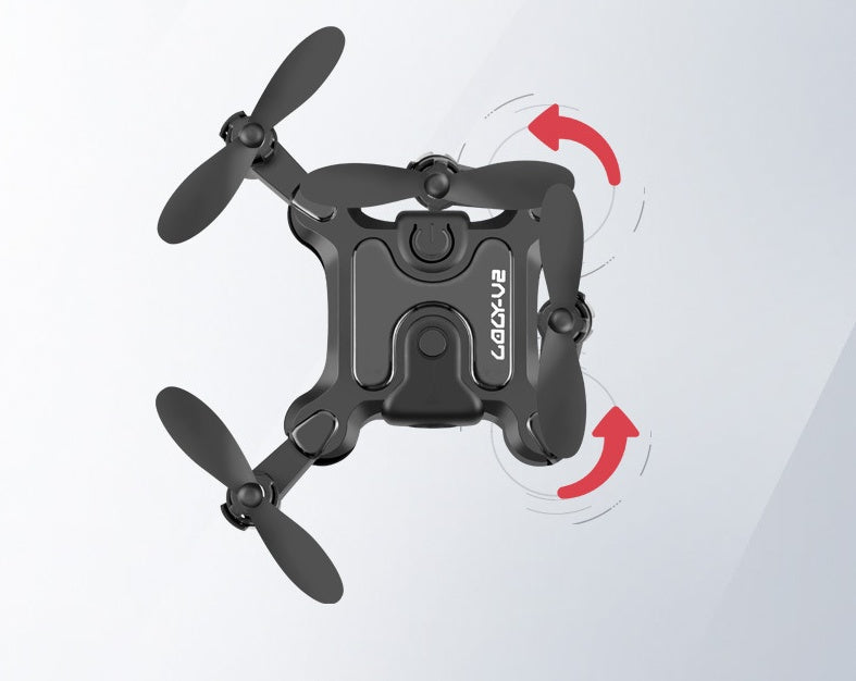 LoomTech Mini Folding Drone – 4-Axis HD Camera Quadcopter with WiFi Control, 360° Roll, and Altitude Hold