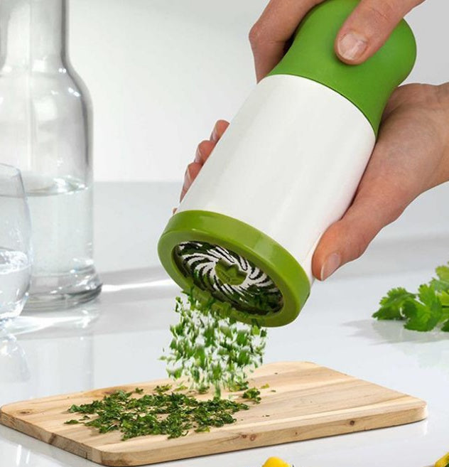 LoomTech Herb Grinder – Stainless Steel Spice Mill & Fresh Herb Chopper