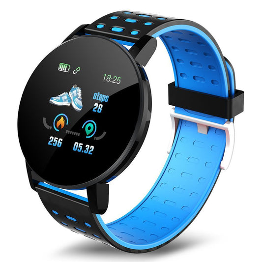 LoomTech 119 Plus™ — Bluetooth Smartwatch with Heart Rate Monitor, Vibration Alerts & 7-Day Battery Life