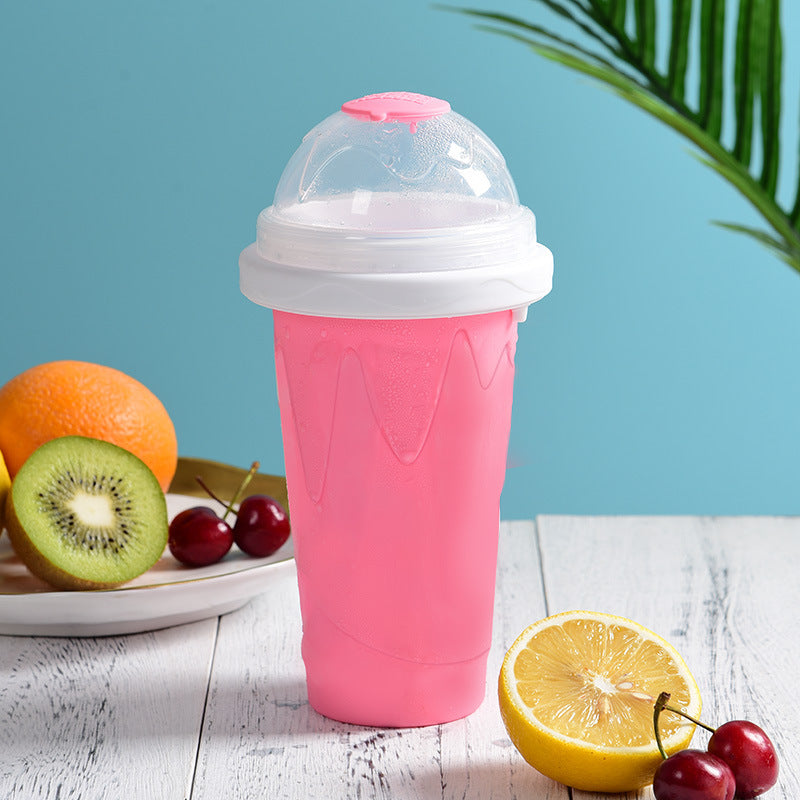 LoomTech Slushy Smoothie Cup – Quick-Freeze Ice Maker BPA-Free Silicone Cup