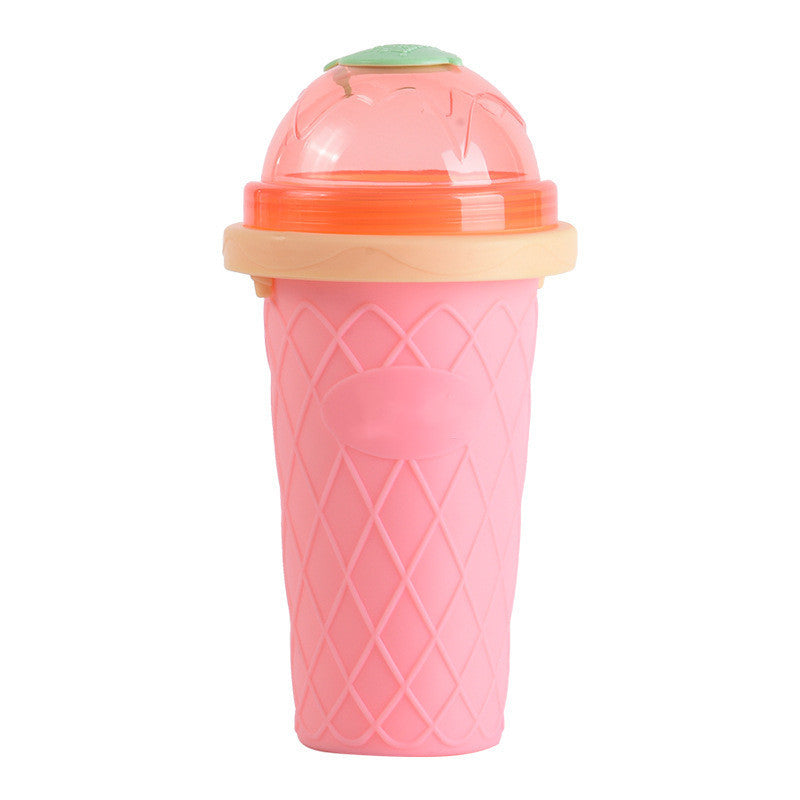 LoomTech Slushy Smoothie Cup – Quick-Freeze Ice Maker BPA-Free Silicone Cup