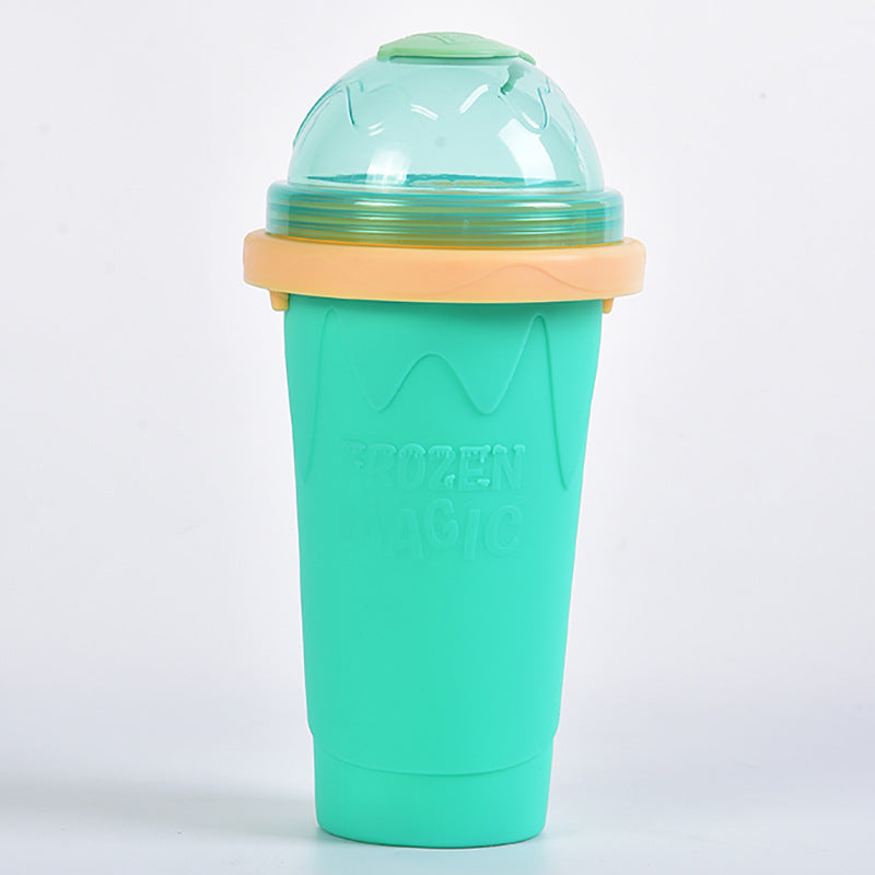 LoomTech Slushy Smoothie Cup – Quick-Freeze Ice Maker BPA-Free Silicone Cup