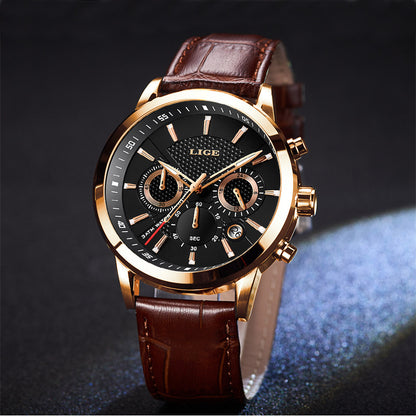 LoomTech TitanEdge™ — Men’s Fashion Sport Watch | Mechanical Precision, Mineral Glass Mirror & Lifetime Warranty