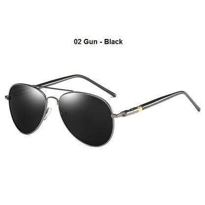LoomTech™ Unisex Polarized Sunglasses – Metal Frame UV400 Protective Eyewear for Men & Women