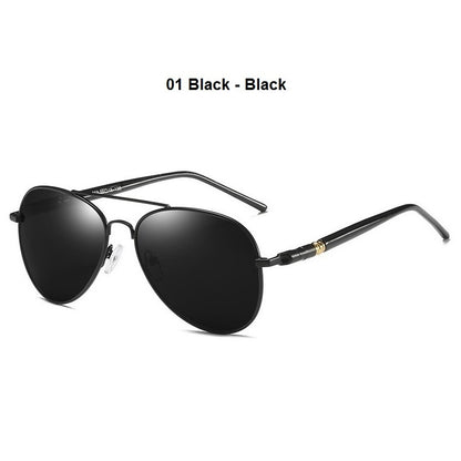 LoomTech™ Unisex Polarized Sunglasses – Metal Frame UV400 Protective Eyewear for Men & Women