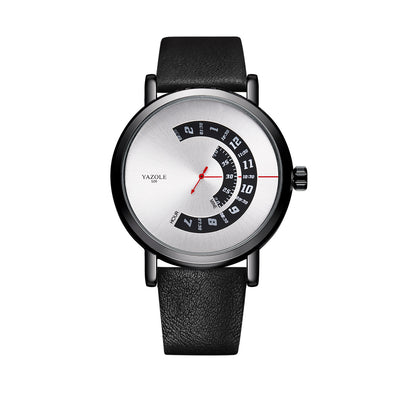 LoomTech AxisTime™ — Men’s Turntable Waterproof Quartz Watch with Metal Case & Mineral Glass Crystal (30M Water Resistant)