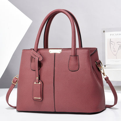 LoomTech™ Women’s PU Leather Tote Bag – Large Capacity Shoulder & Crossbody Handbag