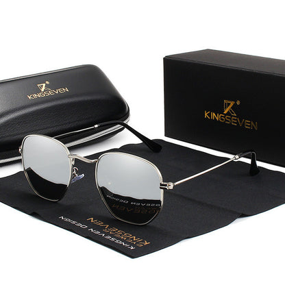 LoomTech™ Classic Retro Round Sunglasses – UV400 Fashion Eyewear for Men