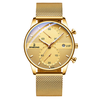 LoomTech™ Ultra-Thin Concept Quartz Watch – Sleek Automatic-Inspired Design for Men & Students