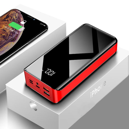 LoomTech™ 30,000mAh Power Bank – Dual USB Fast Charger with LCD Digital Display
