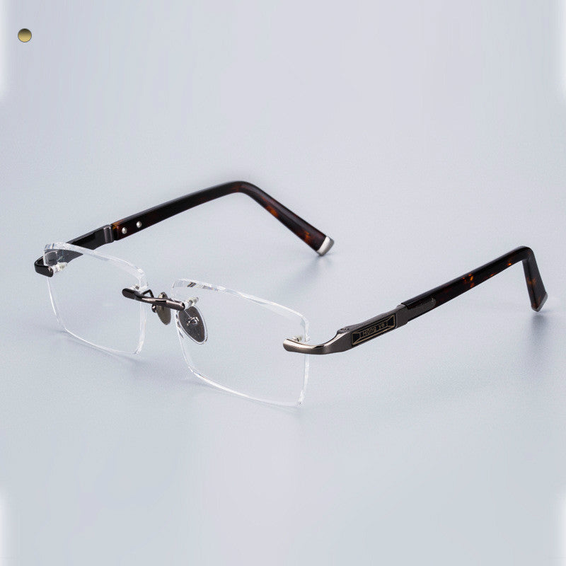 LoomTech™ Crystal Stone Sunglasses – Luxury Handcrafted Natural Crystal Lens Eyewear with Metal Frame