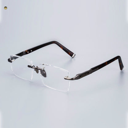 LoomTech™ Crystal Stone Sunglasses – Luxury Handcrafted Natural Crystal Lens Eyewear with Metal Frame