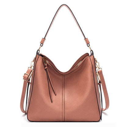 LoomTech™ Classic Hobo Shoulder Bag – Large PU Leather Crossbody Tote Handbag for Women