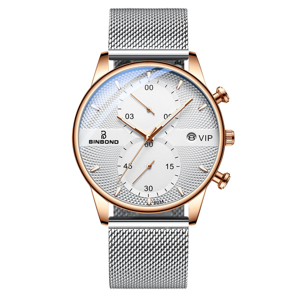 LoomTech™ Ultra-Thin Concept Quartz Watch – Sleek Automatic-Inspired Design for Men & Students